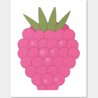 Ripe raspberry. Posters and Art